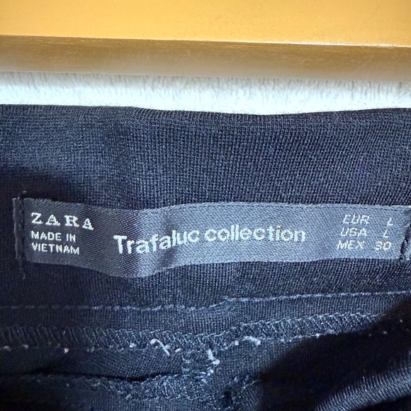 Zara Trafaluc Black Skinny Jersey Trousers Girls Large - Picture 5 of 7